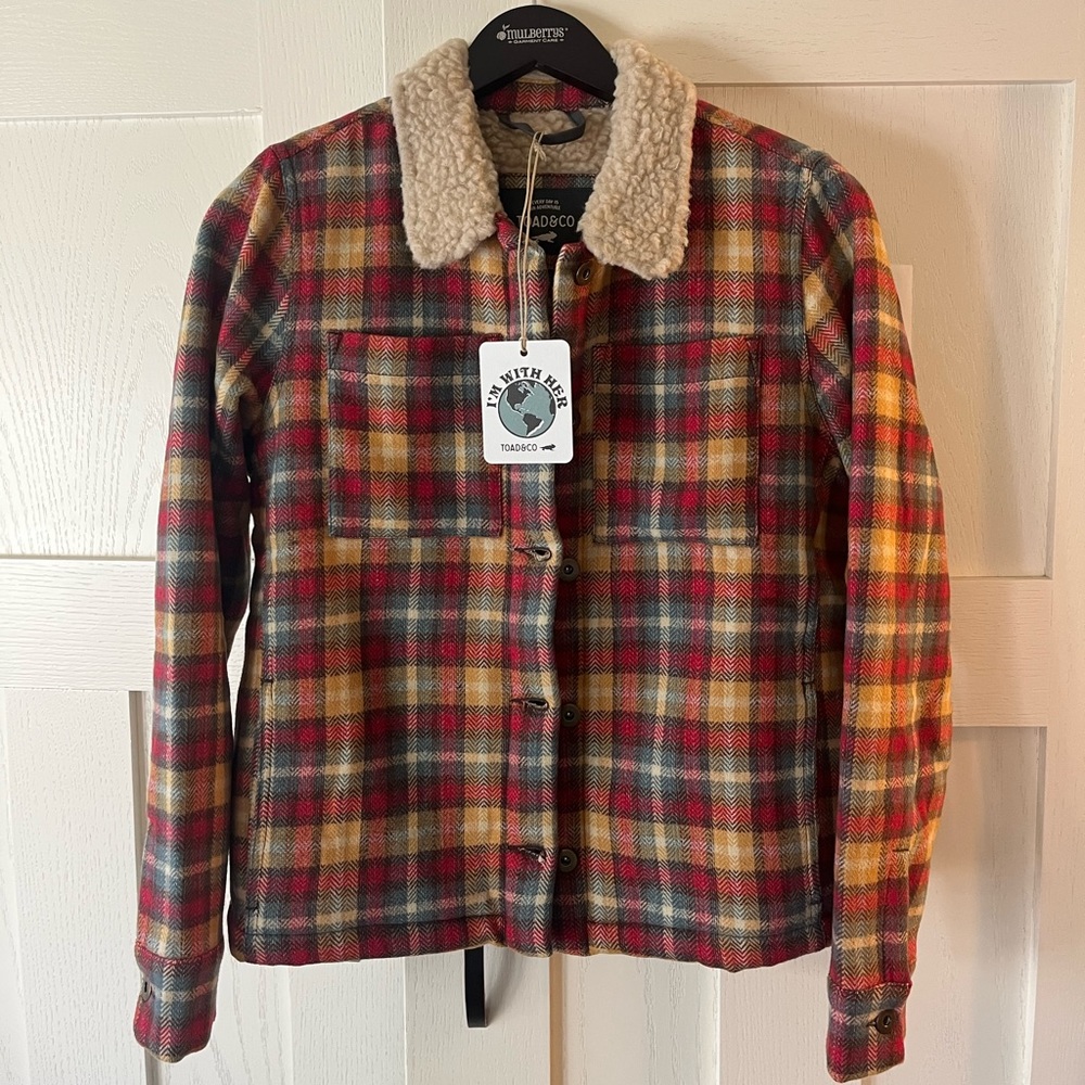 NWT Toad & Co Women’s Burntside Trucker Wool Blend Jacket XS
